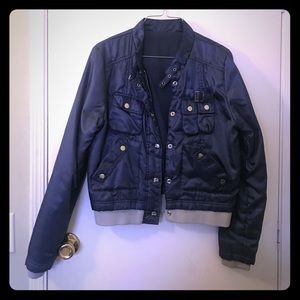 Light waterproof blue and gray jacket! 🌨